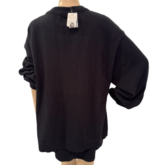 Free People Black Ameena Set Sweater and Skort - Picture 4 of 10